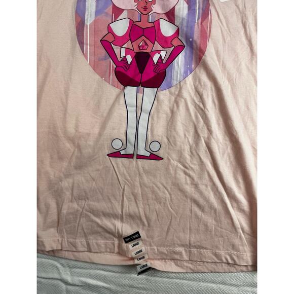 Steven Universe Pink Diamond T-Shirt L NWT Cartoon Network Graphic p2/30 - Picture 9 of 9